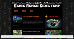 Desktop Screenshot of eerieacrescemetery.com